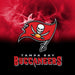 KR Strikeforce NFL on Fire Tampa Bay Buccaneers Bowling Towel-DiscountBowlingSupply.com
