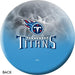 KR Strikeforce NFL on Fire Tennessee Titans Bowling Ball-DiscountBowlingSupply.com