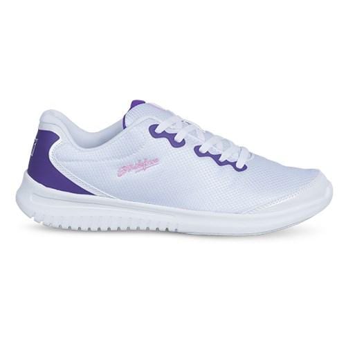 KR Strikeforce Womens Glitz White/Purple Bowling Shoes-BowlersParadise.com
