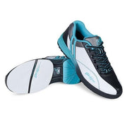 KR Strikeforce Womens Starr White/Black/Teal Left Hand Bowling Shoes-BowlersParadise.com