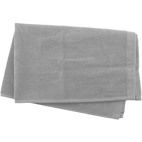 Master Hemmed Velour Towel Silver-BowlersParadise.com