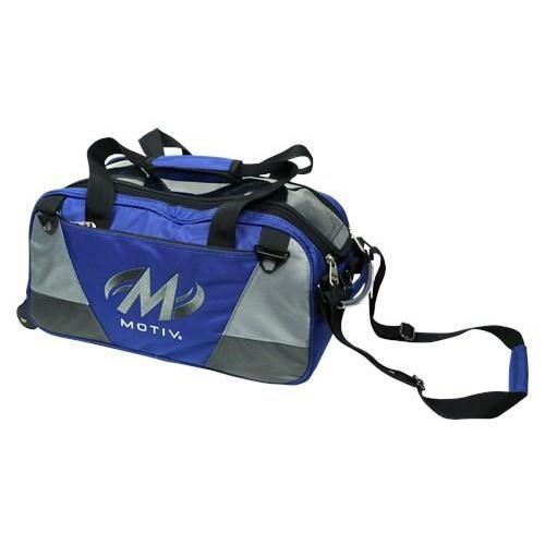 Motiv Ballistix Double Tote Roller Blue Bowling Bag