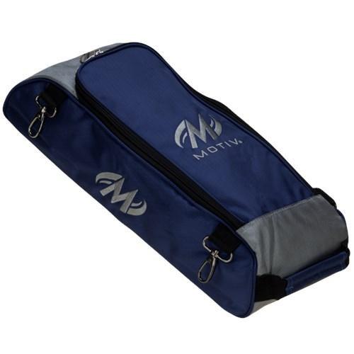 Motiv Ballistix Shoe Bag Navy for Double or Triple Tote Bowling Bag-DiscountBowlingSupply.com
