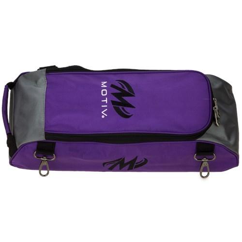 Motiv Ballistix Shoe Bag Purple for Triple Tote Bowling Bag-DiscountBowlingSupply.com