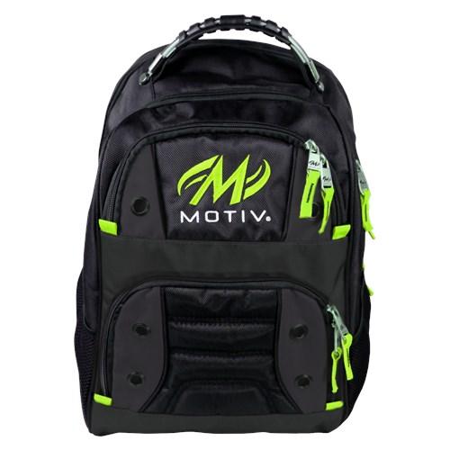 Motiv Intrepid Grey Lime Bowling Backpack-DiscountBowlingSupply.com