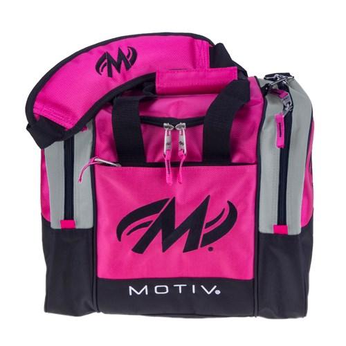Motiv Shock Hot Pink Single Tote Bowling Bag-DiscountBowlingSupply.com