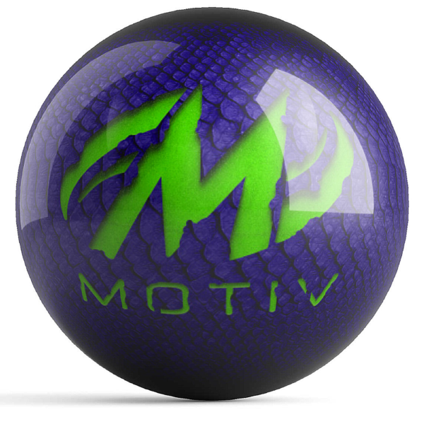 Ontheballbowling Motiv Primal Spare Purple/Lime Bowling Ball