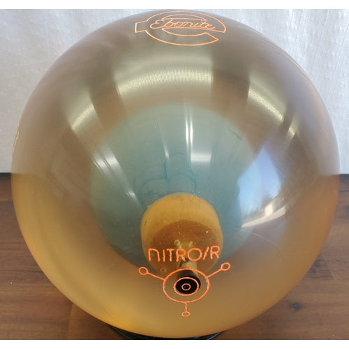 Ebonite Nitro/R Clear Poly Bowling Ball 14.5 lbs