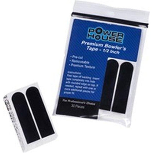 Powerhouse Premium Bowling Thumb Tape 30 PreCut Pieces 1/2" Black