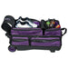 KR Strikeforce Konvoy Triple Ball Roller Black Purple Bowling Bag-Bowling Bag