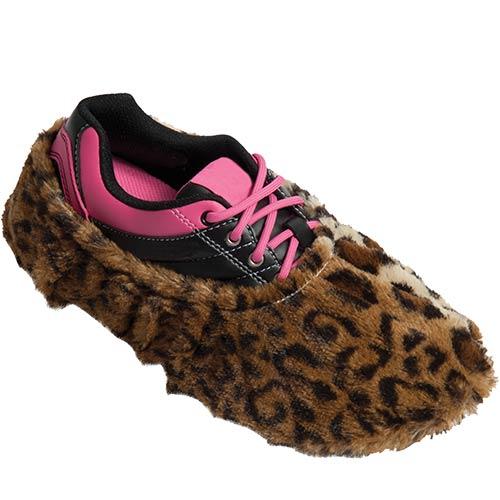 Robby Fuzzy Leopard Bowling Shoe Covers-DiscountBowlingSupply.com