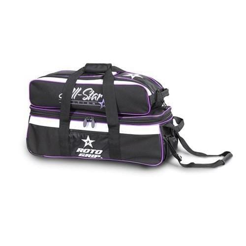Roto Grip 3 Ball All-Star Edition Carryall Purple Tote Bowling Bag-Bowling Bag-DiscountBowlingSupply.com
