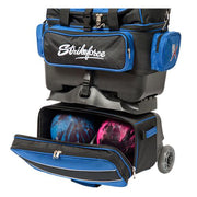 KR Strikeforce Royal Flush 4 Ball Roller Royal Black Bowling Bag-Bowling Bag