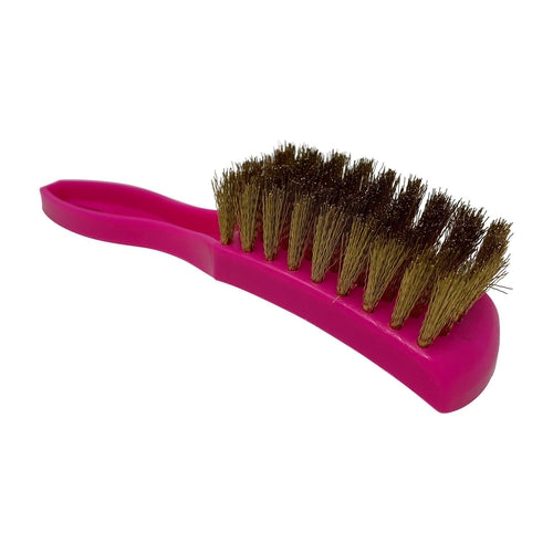 SaVi Pink Heavy Duty Bowling Shoe Brush —