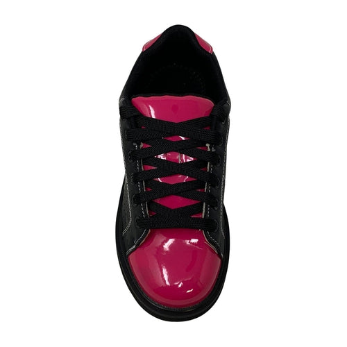 SaVi Women's Classic Pink/Black Bowling Shoes