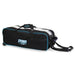 Storm 3 Ball Tournament Travel Roller Tote Black Blue Bowling Bag-DiscountBowlingSupply.com