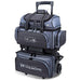 Storm 4 Ball Rolling Thunder Charcoal Plaid Grey Black Bowling Bag