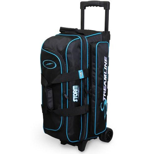 Storm Streamline 3 Ball Roller Black Blue Bowling Bag