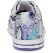 Storm Womens Meadow White Purple Swirl Bowling Shoes-DiscountBowlingSupply.com