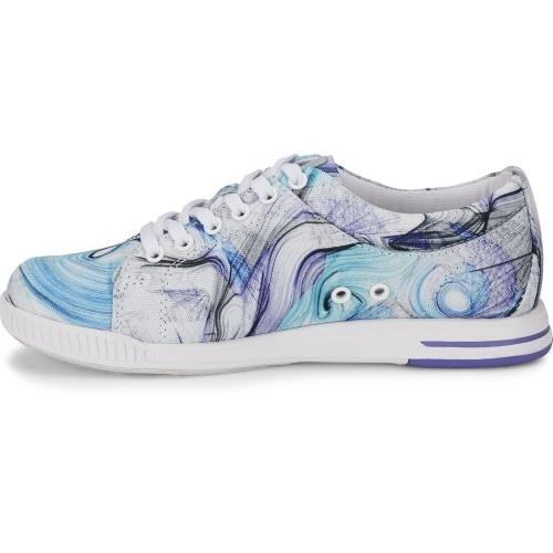 Storm Womens Meadow White Purple Swirl Bowling Shoes-DiscountBowlingSupply.com