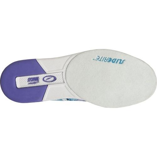 Storm Womens Meadow White Purple Swirl Bowling Shoes-DiscountBowlingSupply.com