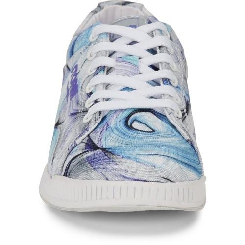 Storm Womens Meadow White Purple Swirl Bowling Shoes-DiscountBowlingSupply.com