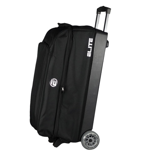 Elite Triple Roller Black Bowling Bag 3 Ball Bowling Bag
