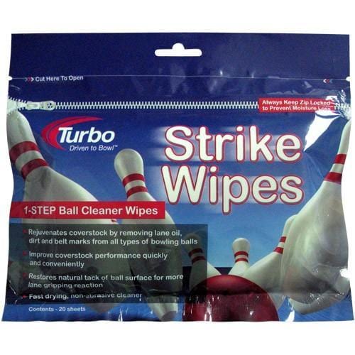 Turbo Strike Wipes 20 Sheet Zipper Pack-BowlersParadise.com